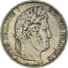 Monnaie, France, Louis-Philippe, 5 Francs, 1847, Paris, TB+, Argent