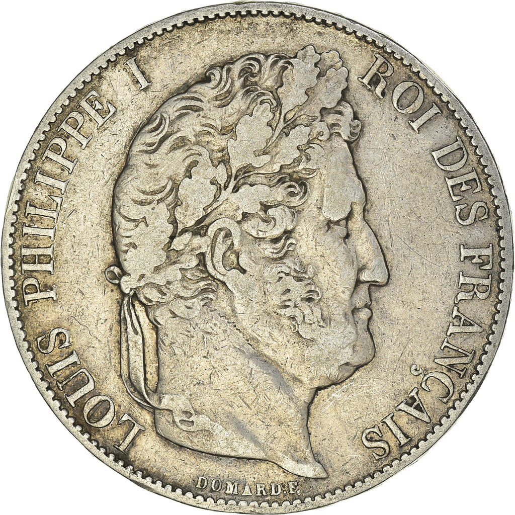 Coin, France, Louis-Philippe, 5 Francs, 1848, Paris, VF(30-35), Silver