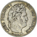Coin, France, Louis-Philippe, 5 Francs, 1834, Rouen, VF(30-35), Silver
