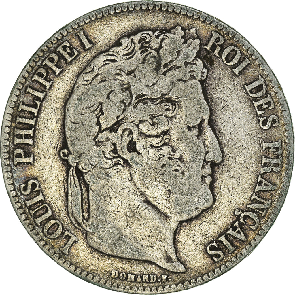 Monnaie, France, Louis-Philippe, 5 Francs, 1836, Rouen, TB, Argent, Gadoury:678