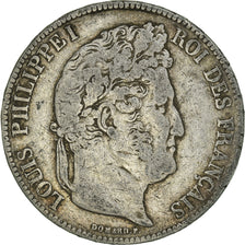Monnaie, France, Louis-Philippe, 5 Francs, 1837, Rouen, TB+, Argent