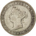 Monnaie, Ceylon, Victoria, 25 Cents, 1892, TB+, Argent, KM:95