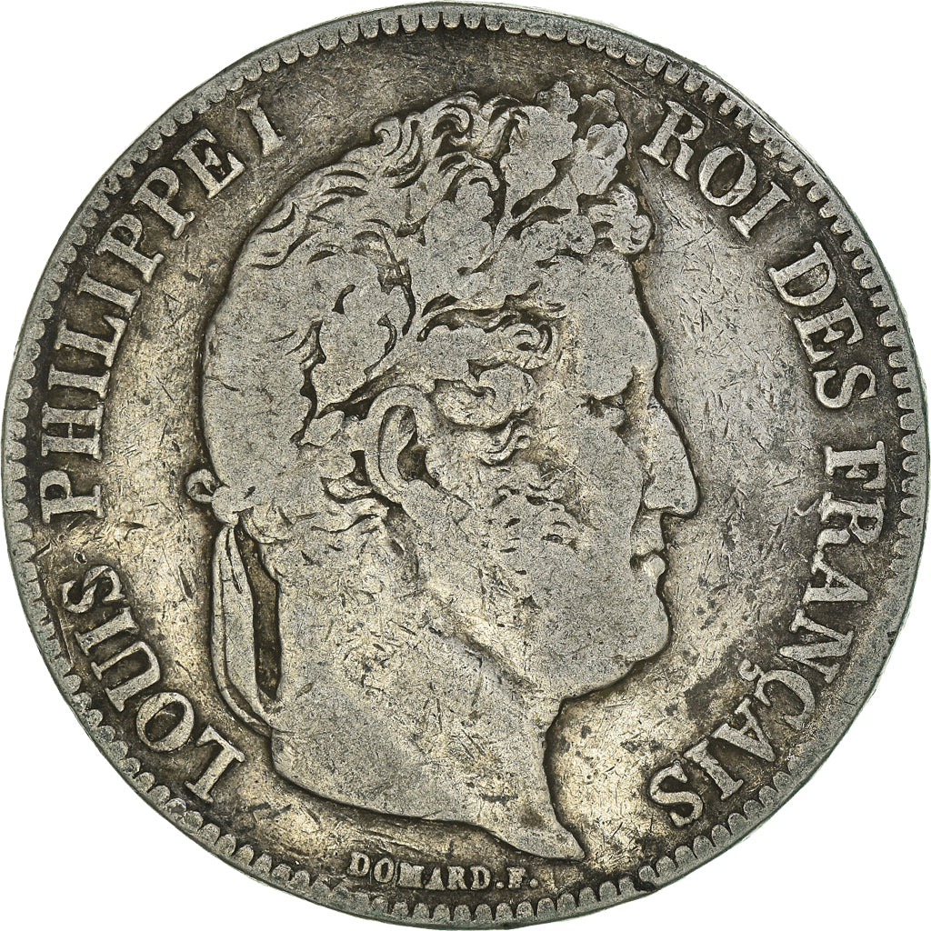 Monnaie, France, Louis-Philippe, 5 Francs, 1840, Rouen, TB, Argent, Gadoury:678