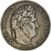 Coin, France, Louis-Philippe, 5 Francs, 1833, Strasbourg, VF(30-35), Silver