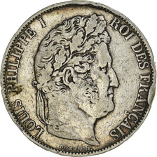 Coin, France, Louis-Philippe, 5 Francs, 1848, Strasbourg, VF(30-35), Silver