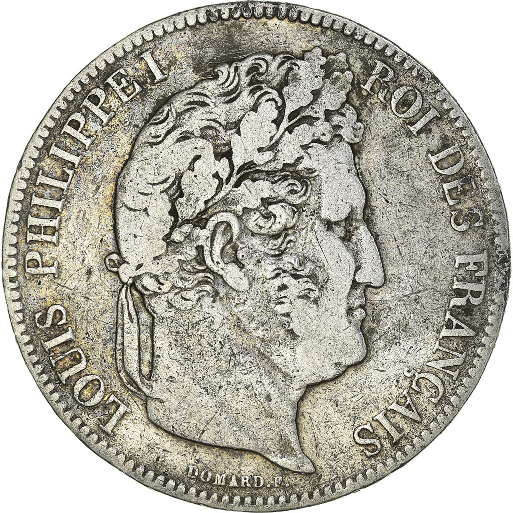 Monnaie, France, Louis-Philippe, 5 Francs, 1838, Lille, TB+, Argent