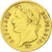 Moneda, Francia, Napoléon I, 20 Francs, 1813, Utrecht, MBC, Oro, KM:695.11