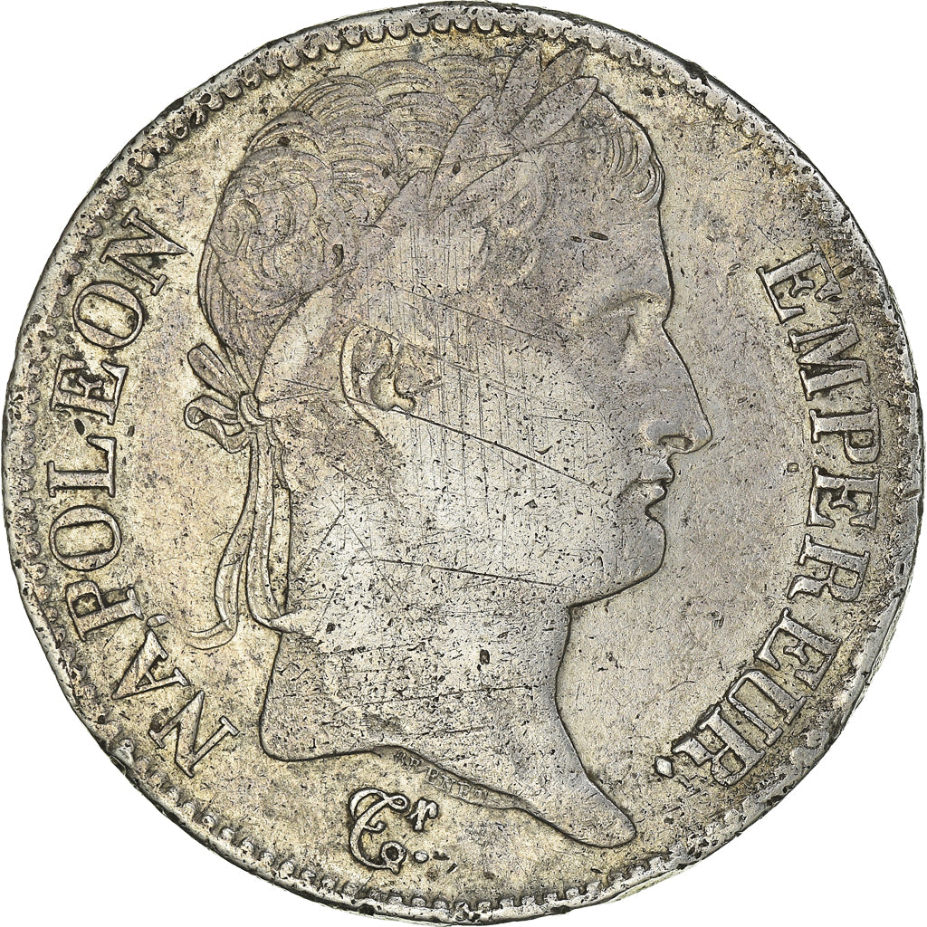 Munten, Frankrijk, Napoléon I, 5 Francs, 1814, Paris, FR, Zilver, KM:694.1