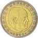 Monaco, 2 Euro, 2001, Paris, MS(60-62), Bi-Metallic, Gadoury:MC179, KM:174