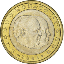 Monaco, Euro, 2001, Paris, SPL, Bi-metallico, KM:173