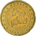 Monaco, 20 Euro Cent, 2001, Paris, MS(60-62), Brass, Gadoury:MC176, KM:171