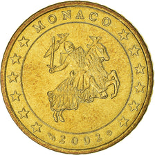 Monaco, 50 Euro Cent, 2002, Paris, MS(63), Brass, Gadoury:MC177, KM:172