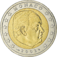 Monaco, 2 Euro, 2002, Paris, MS(60-62), Bi-Metallic, Gadoury:MC179, KM:174