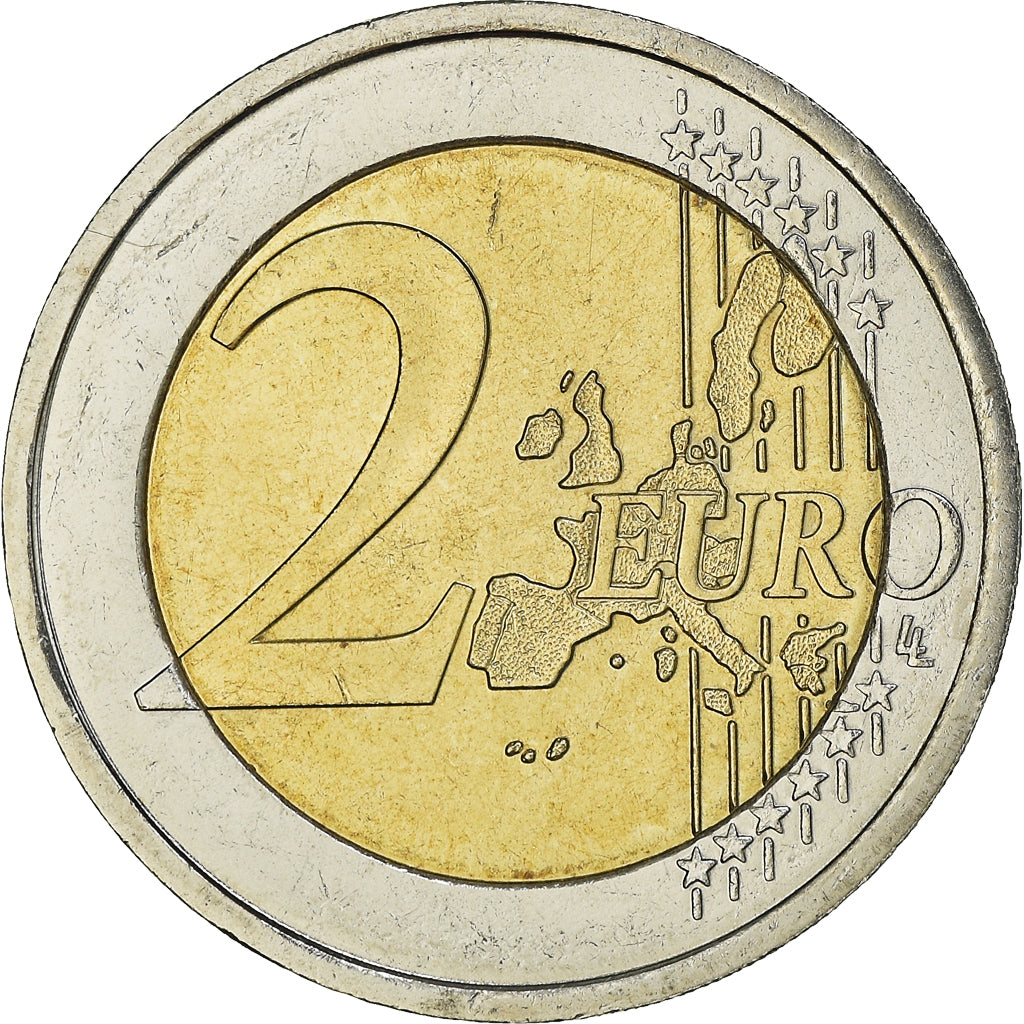 Monaco, 2 Euro, 2002, Paris, MS(60-62), Bi-Metallic, Gadoury:MC179, KM:174