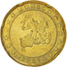 Monaco, 20 Euro Cent, 2003, Paris, UNZ, Messing, Gadoury:MC176, KM:171