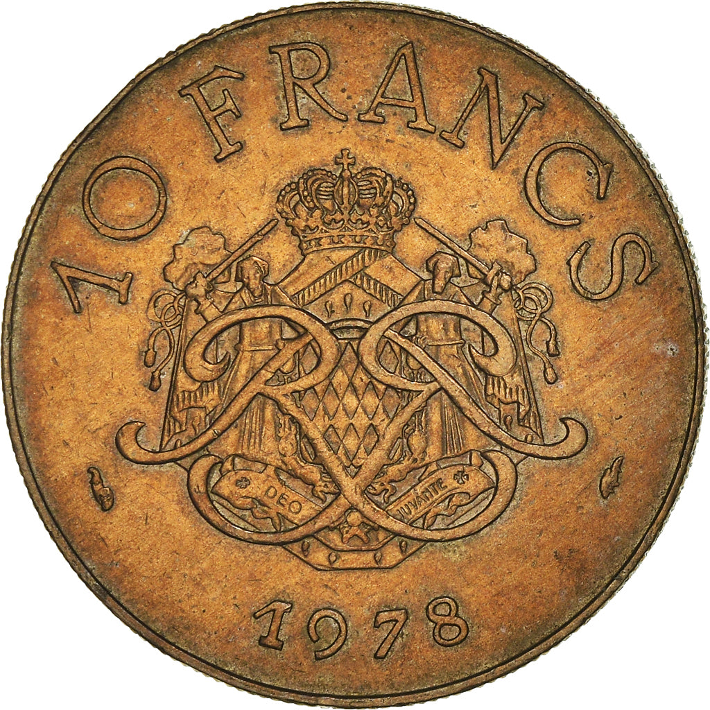 Moneta, Monaco, Rainier III, 10 Francs, 1978, BB, Rame-nichel-alluminio, KM:154