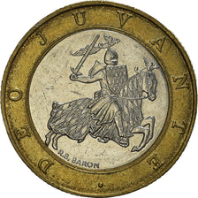 Coin, Monaco, Rainier III, 10 Francs, 1991, AU(50-53), Bi-Metallic, KM:163