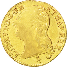 FRANCE, Louis d'or à la tête nue, Louis D'or, 1786, Paris, KM #591.1, AU(50-53),