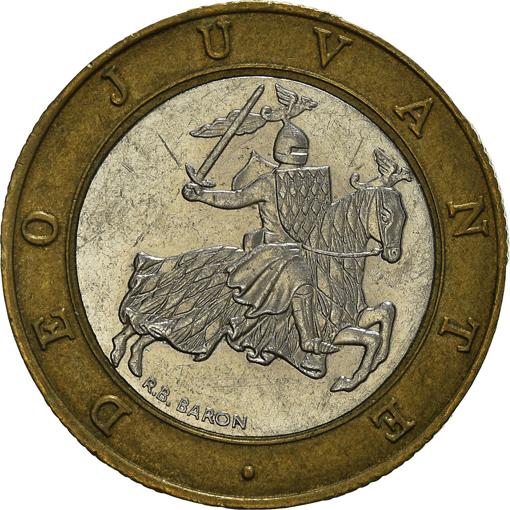 Monnaie, Monaco, Rainier III, 10 Francs, 1997, TTB+, Bimétallique, Gadoury:160