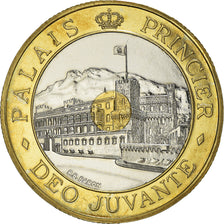 Moneta, Monaco, Rainier III, 20 Francs, 1992, PRÓBA, MS(64), Trójmetaliczny