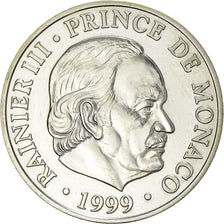 Coin, Monaco, Rainier III, 100 Francs, 1999, Paris, AU(55-58), Silver, KM:175