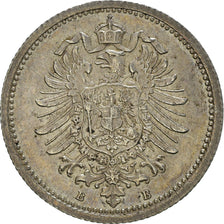 Münze, GERMANY - EMPIRE, Wilhelm I, 20 Pfennig, 1874, Hannover, SS+, Silber