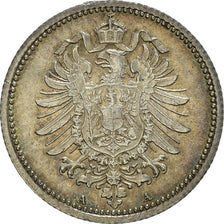 Coin, GERMANY - EMPIRE, Wilhelm I, 20 Pfennig, 1876, Berlin, AU(55-58), Silver