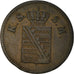 Coin, German States, SAXONY-ALBERTINE, Johann, Pfennig, 1859, EF(40-45), Copper