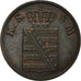 Coin, German States, SAXONY-ALBERTINE, Friedrich August II, 2 Pfennig, 1853