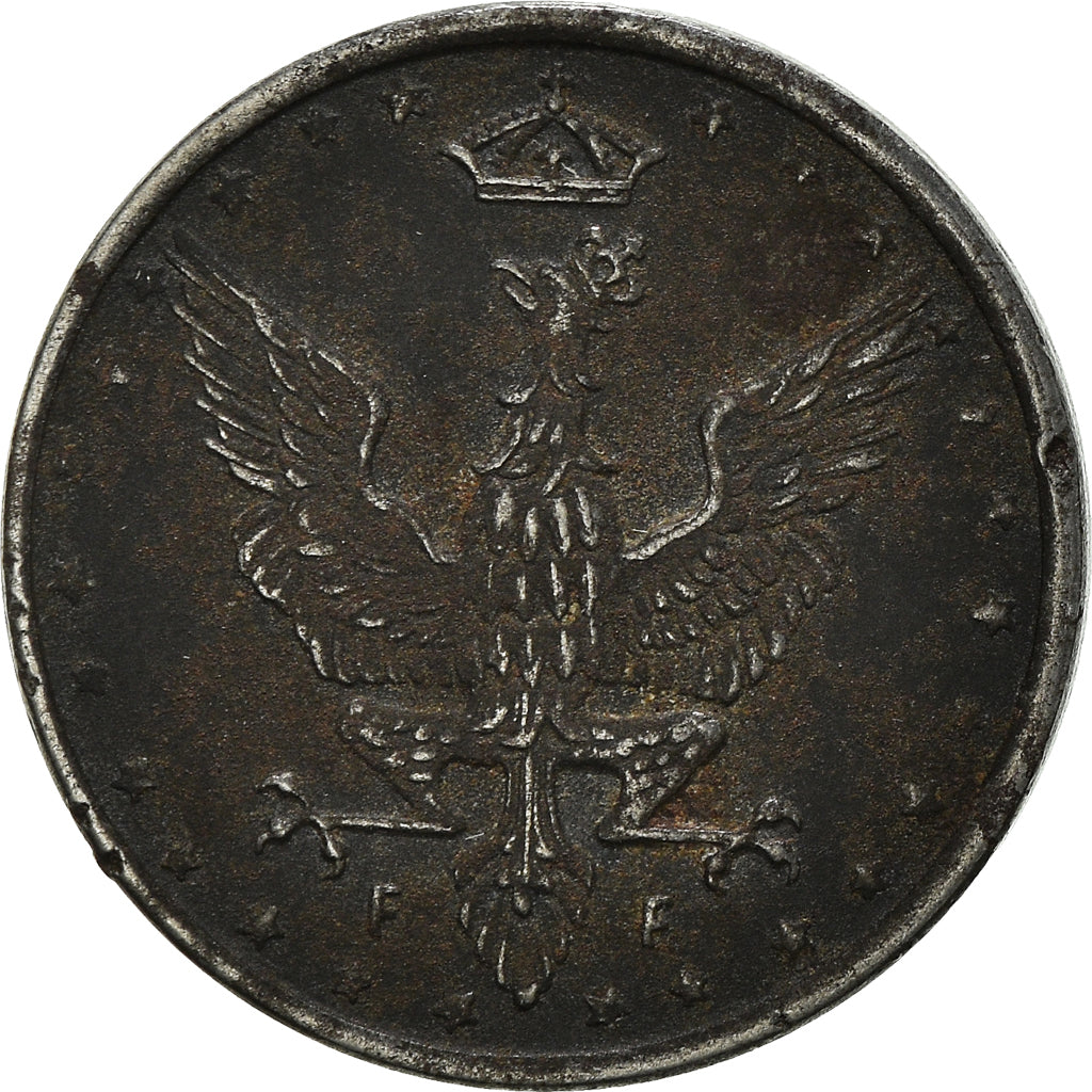 Coin, Poland, 5 Fenigow, 1917, Stuttgart, Germany, EF(40-45), Iron, KM:5