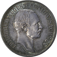 Münze, Deutsch Staaten, SAXONY-ALBERTINE, Friedrich August III, 2 Mark, 1906