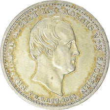 Monnaie, Etats allemands, SAXONY-ALBERTINE, Friedrich August II, 1/6 Thaler, 1/4