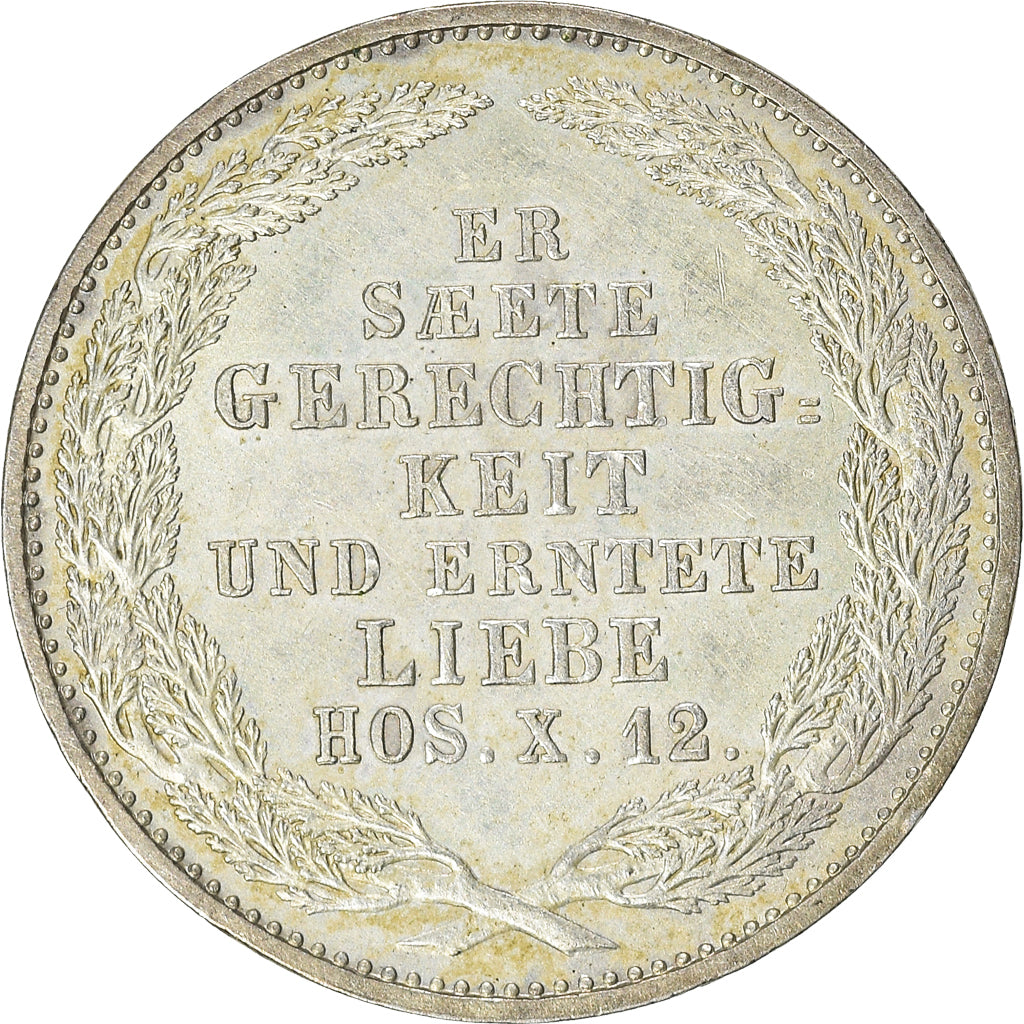 Monnaie, Etats allemands, SAXONY-ALBERTINE, Friedrich August II, 1/6 Thaler, 1/4