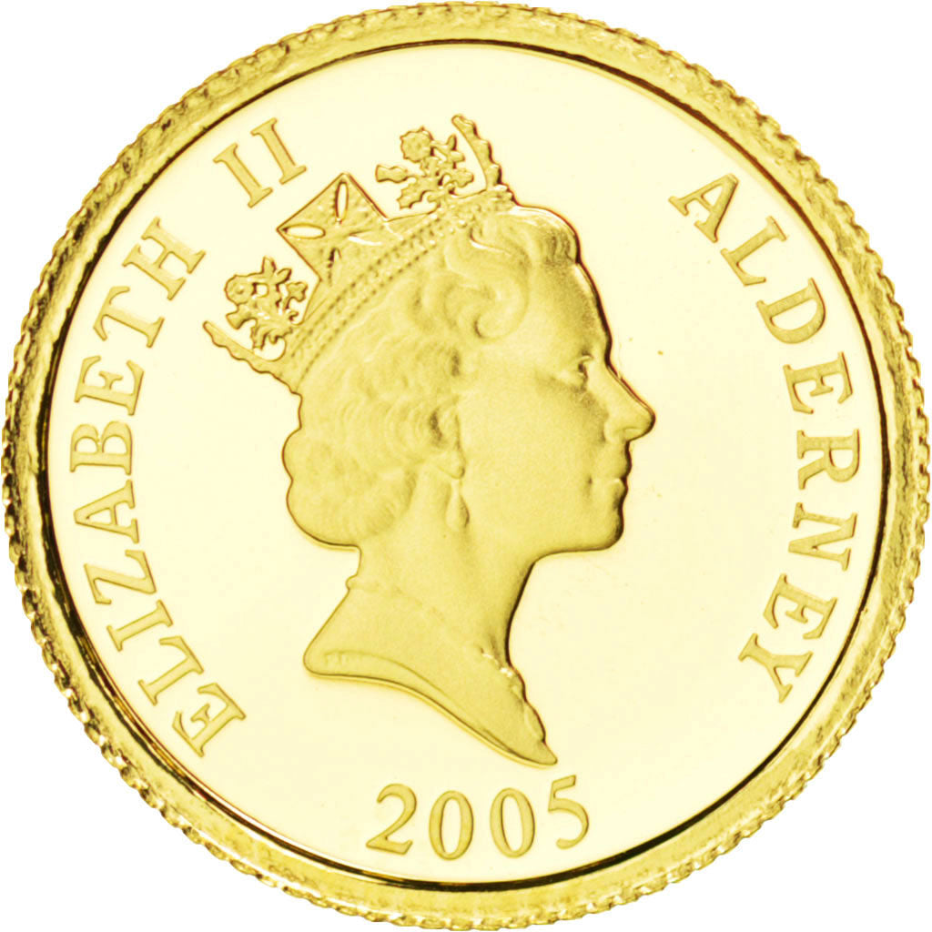 Alderney, Elisabeth II, One Pound Or Nelson 2005, KM 119