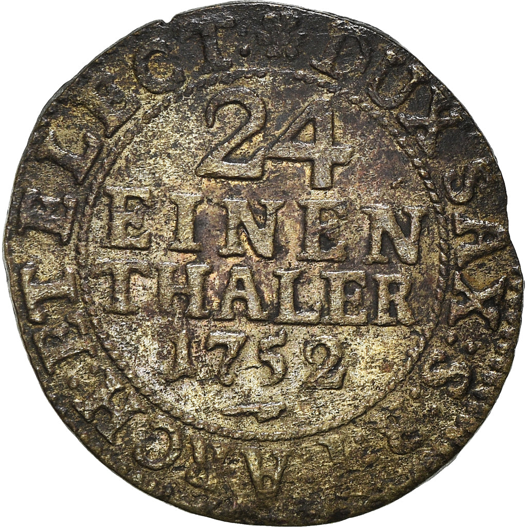 Coin, German States, SAXONY-ALBERTINE, Friedrich August II, 1/24 Thaler