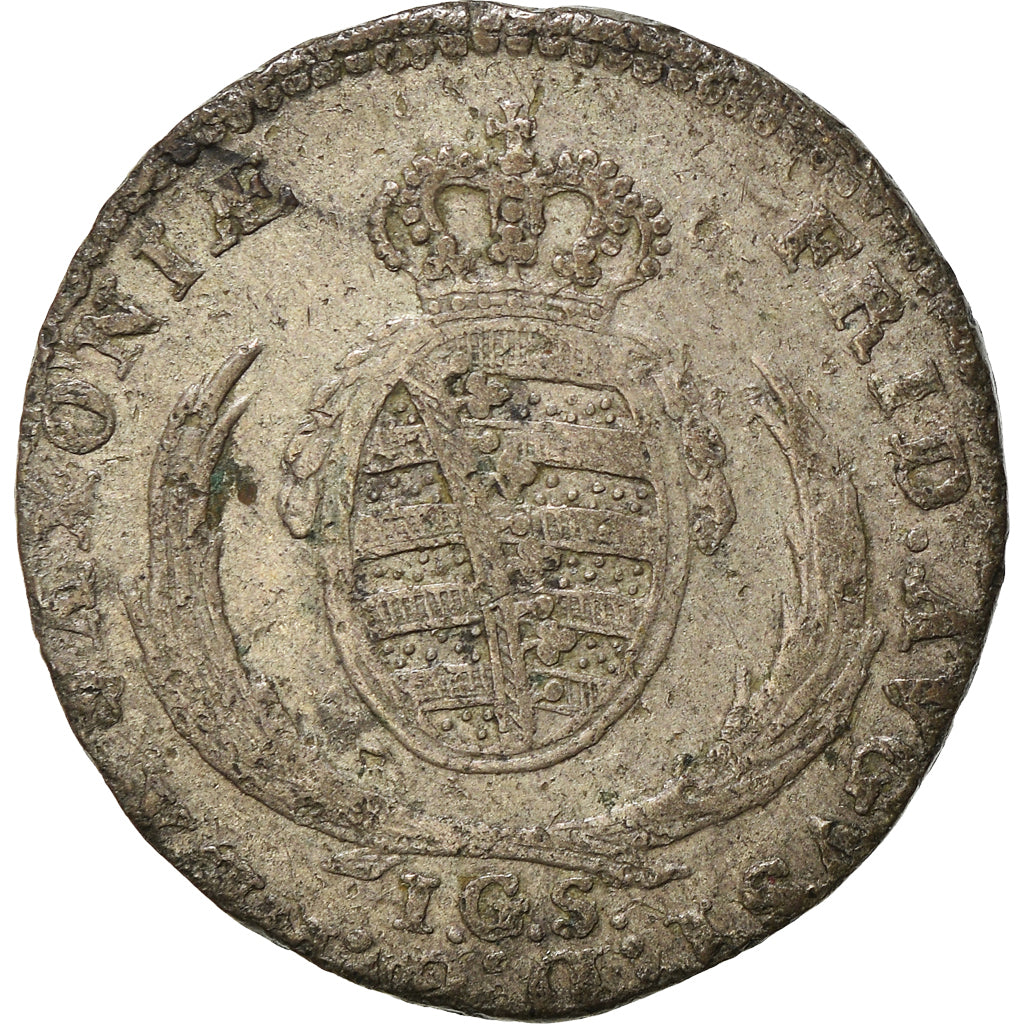 Coin, German States, SAXONY-ALBERTINE, Friedrich August I, 1/24 Thaler