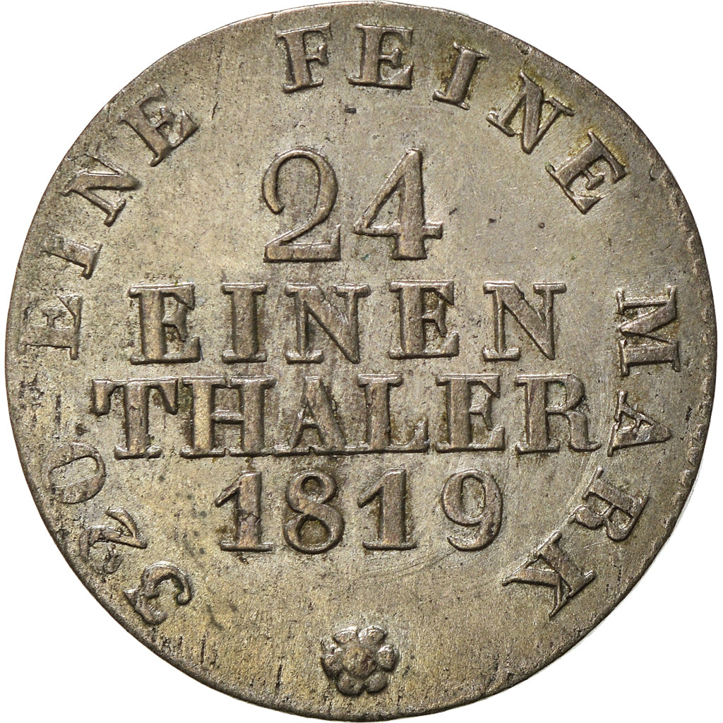 Coin, German States, SAXONY-ALBERTINE, Friedrich August I, 1/24 Thaler