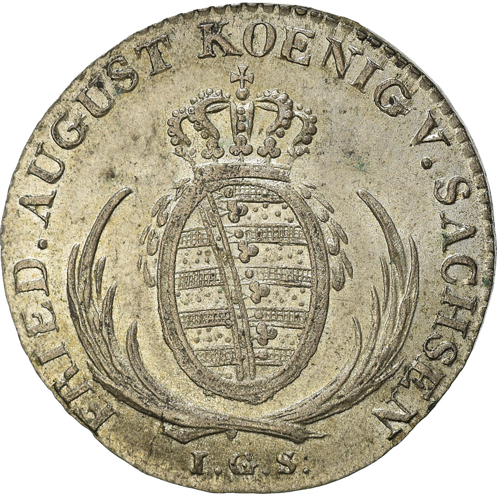 Coin, German States, SAXONY-ALBERTINE, Friedrich August I, 1/24 Thaler
