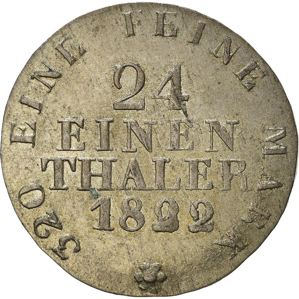 Coin, German States, SAXONY-ALBERTINE, Friedrich August I, 1/24 Thaler