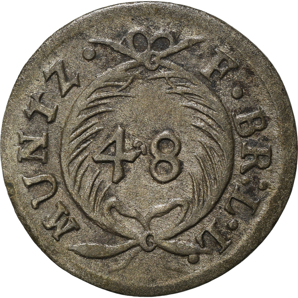 Coin, German States, BRUNSWICK-LUNEBURG-CELLE, Georg II Wilhelm, 1/48 Thaler