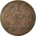 Coin, German States, BRUNSWICK-WOLFENBUTTEL, Karl I, Denarius, 1758, AU(55-58)