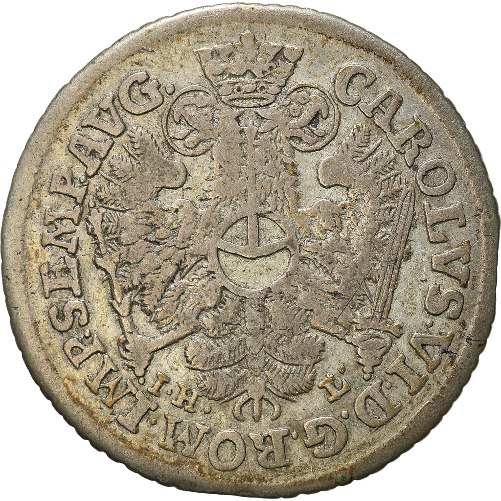 Coin, German States, HAMBURG, 4 Schilling, 1727, EF(40-45), Silver, KM:359.1