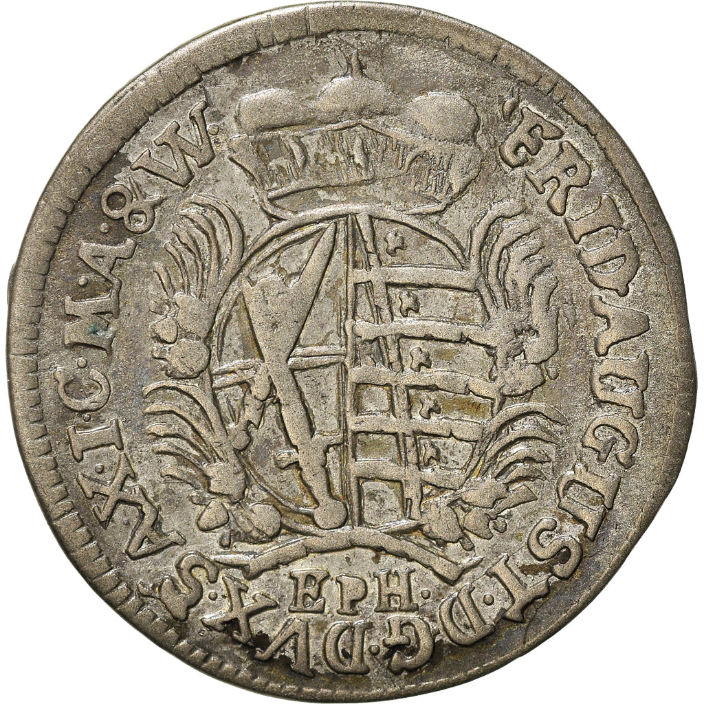 Coin, German States, SAXONY-ALBERTINE, 1/24 Thaler, Groschen, 1699, EF(40-45)