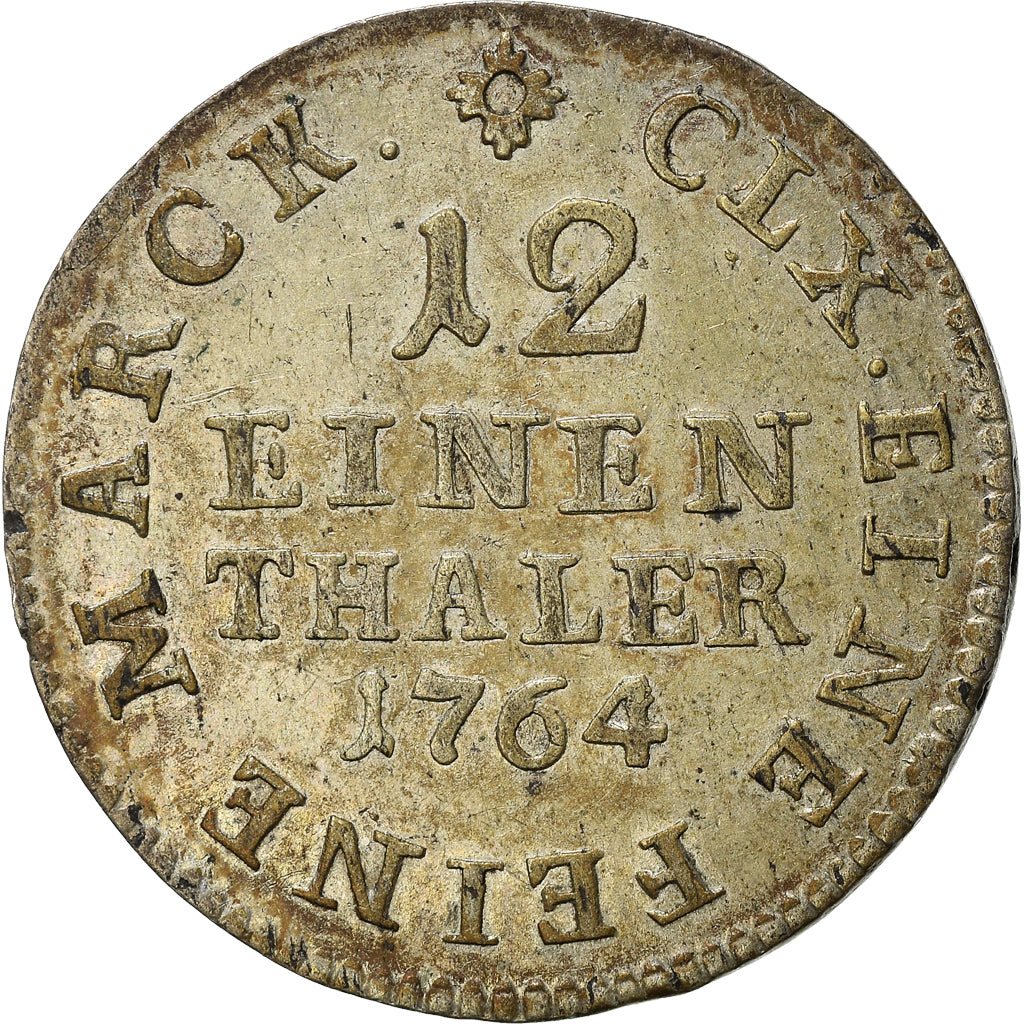 Coin, German States, SAXONY-ALBERTINE, Friedrich August III, 1/12 Thaler
