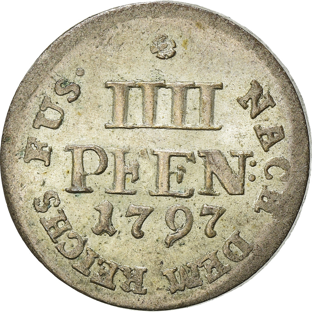 Monnaie, Etats allemands, BRUNSWICK-LUNEBURG-CALENBERG-HANNOVER, George III, 4