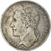 Moneta, Belgio, Leopold I, 5 Francs, 5 Frank, 1848, MB+, Argento, KM:3.2