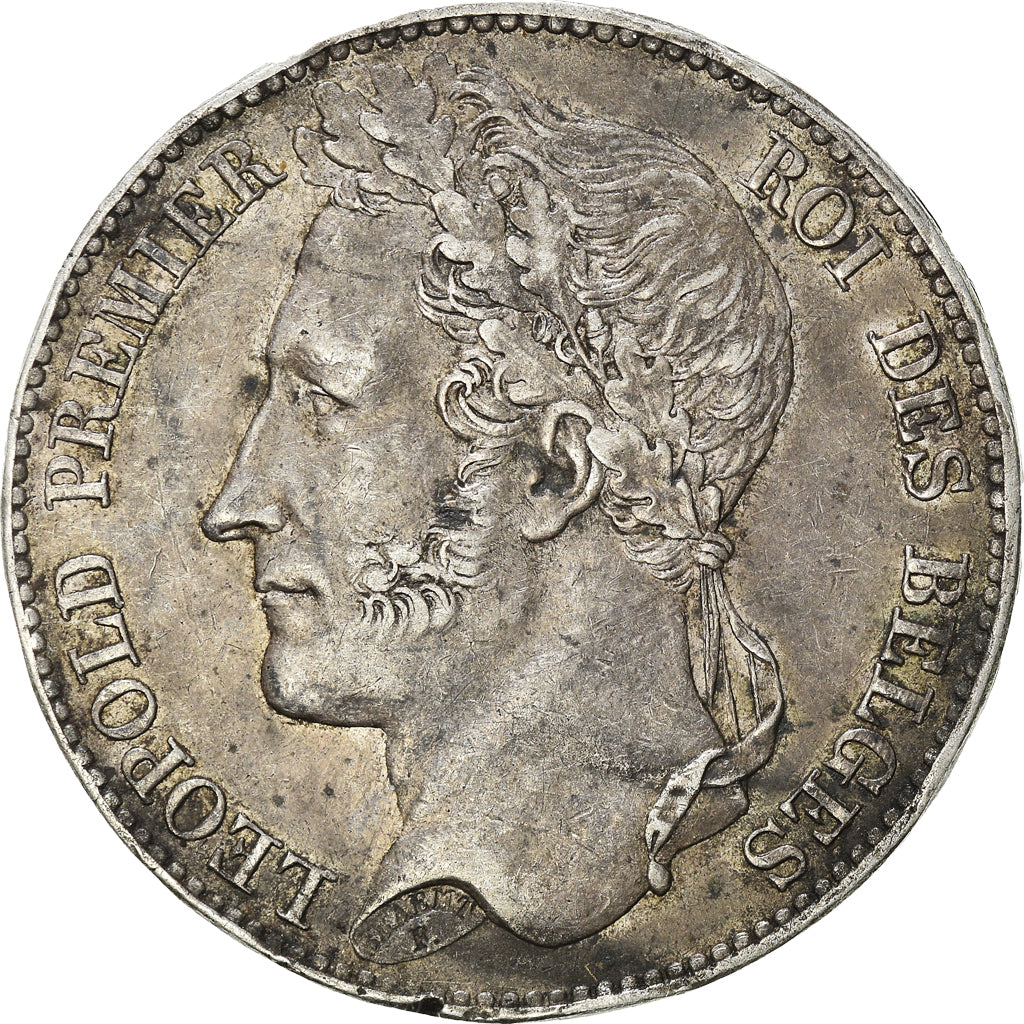 Coin, Belgium, Leopold I, 5 Francs, 5 Frank, 1849, EF(40-45), Silver, KM:3.2
