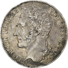 Coin, Belgium, Leopold I, 5 Francs, 5 Frank, 1849, EF(40-45), Silver, KM:3.2