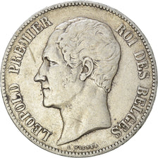 Coin, Belgium, Leopold I, 5 Francs, 5 Frank, 1851, VF(30-35), Silver, KM:17