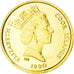 Coin, Cook Islands, Elizabeth II, 25 Dollars, 1990, MS(65-70), Gold, KM:86